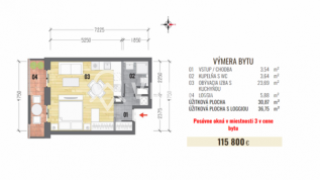  Byty Predaj 1 izbový byt Košice - Košická Nová Ves Košická nová ves