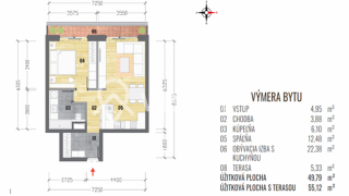  Byty Predaj 2 izbový byt Košice - Košická Nová Ves Košická nová ves