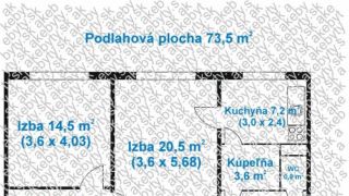 3-izbový byt Palkovičova Košice- Sever