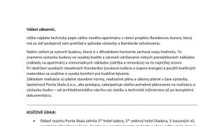  Byty Predaj Apartmán Chorvátsko (Aurora) Petrčane